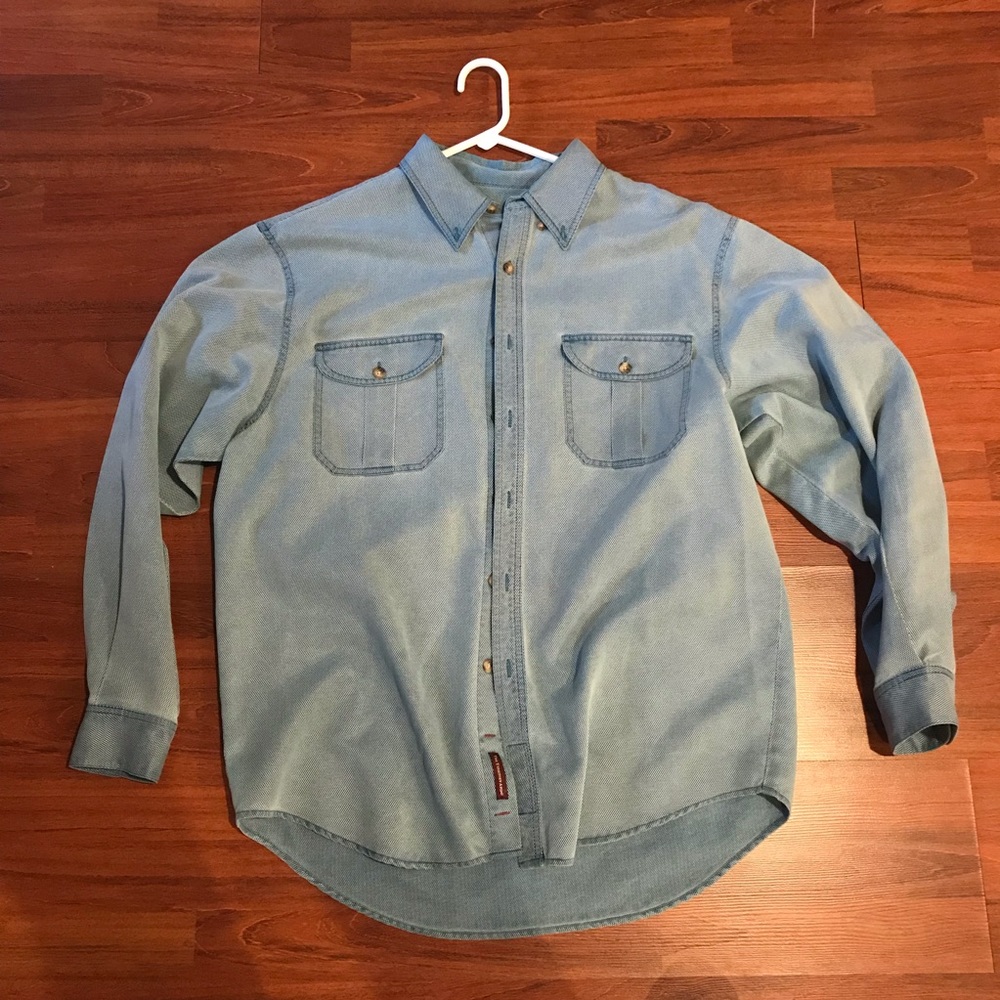 Blue/ Green The Territory Ahead Button Down
